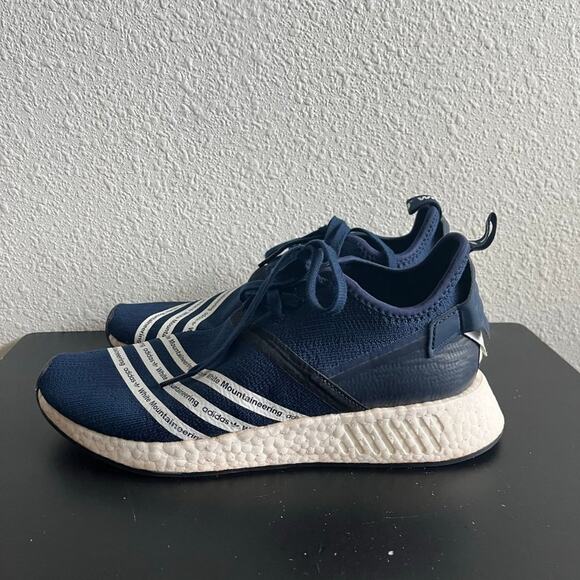 Adidas Men\'s Originals X White Mountaineering NMD_R2 Navy Shoes Sneakers Size 11 main image 4